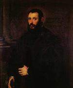 Jacopo Tintoretto Portrait of Nicolaus Padavinus oil